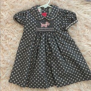 Claire and Charlie 3 month Scottie Dress